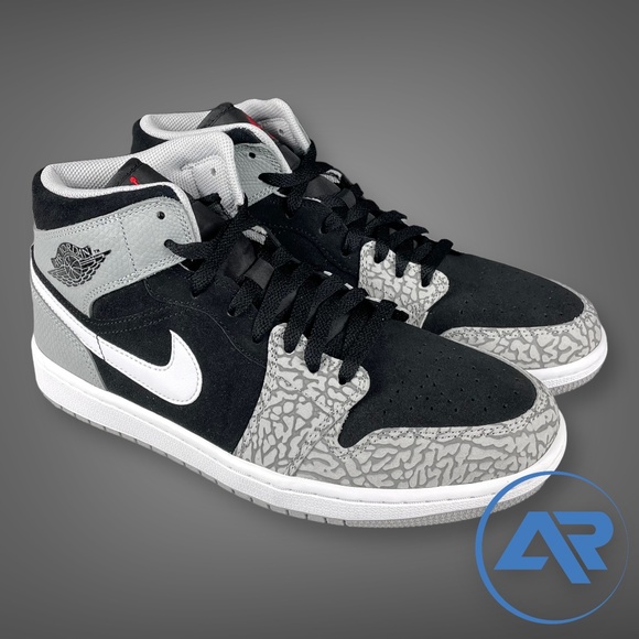 Nike Air Jordan 1 Mid SE Men’s Size 9.5 Shoes Elephant Print DM1200-016 main image 5